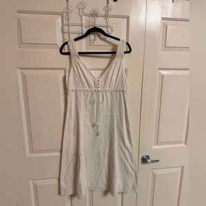 VTG RARE 90s Esprit de Corp 100% Linen Babydoll Sun Dress Cottagecore boho